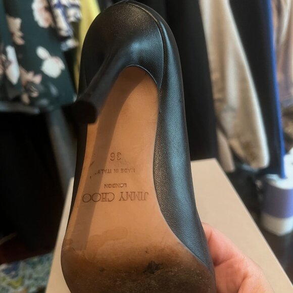 Jimmy Choo stud sparkle toe high heels - Amika - Picture 14 of 16